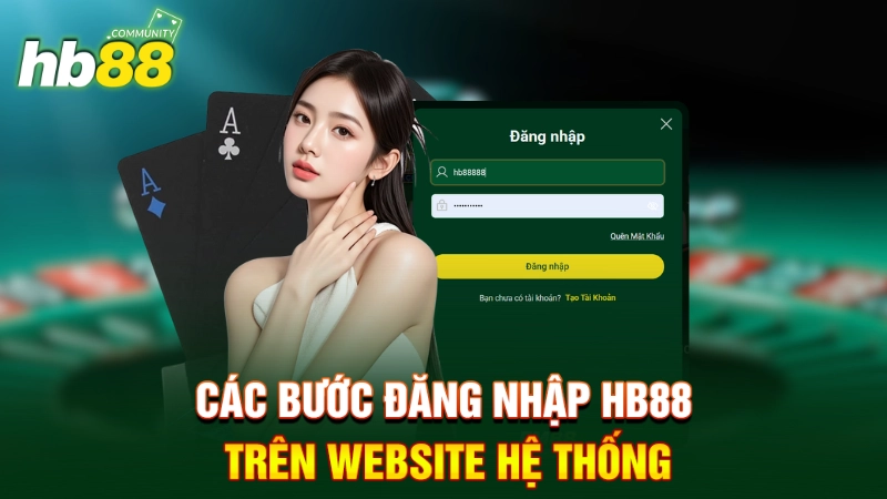 Cách đăng nhập HB88 trên máy tính