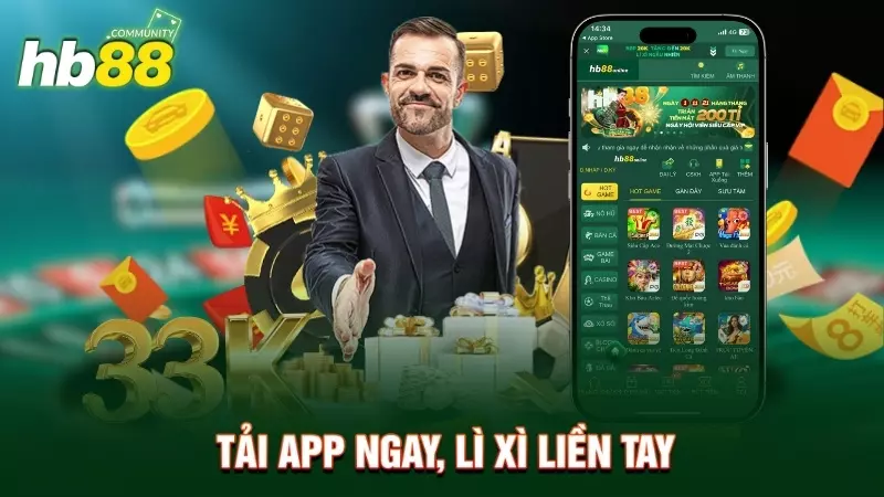 Tải app HB88 nhận ngay lì xì